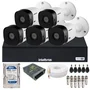 Kit 5 Câmeras Full Hd 1220b Intelbras Dvr Intelbras 08 Canais 1108-c Acompanha Hd.