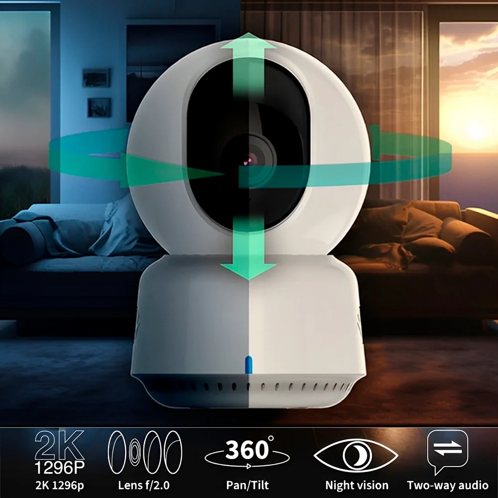 Câmera Segurança Ip Aqara E1 Alexa E Google Home Branca