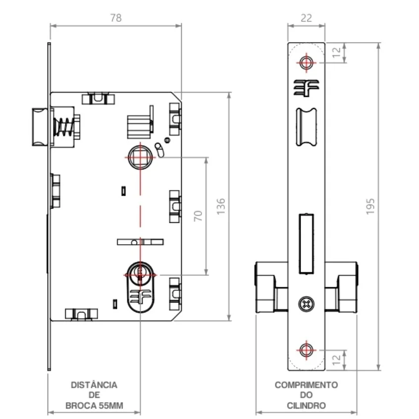 Fechadura Design Externa Espelho Grazia 55mm Cromado 813e81755cr 3f Fechadura Design Externa Espelho Grazia 55mm Cromado 813e81755cr 3f