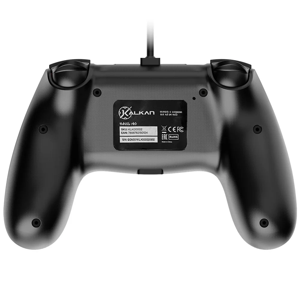Controle Joystick Gamer Kalkan Hagel Pro Preto Klk00002
