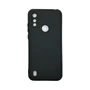 Capa Moto E6s / E6i Silicone Aveludada Protege Câmera Colorida Capinha Anti Impacto Moto E6s / E6i:preto