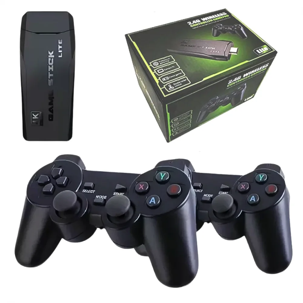 Console Retrô HDMI com 2 Controles e 20.000 Jogos Inclusos Console Retrô HDMI com 2 Controles e 20.000 Jogos Inclusos