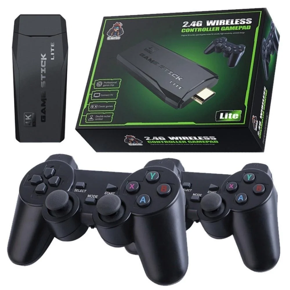 Console Retrô HDMI com 2 Controles e 20.000 Jogos Inclusos Console Retrô HDMI com 2 Controles e 20.000 Jogos Inclusos