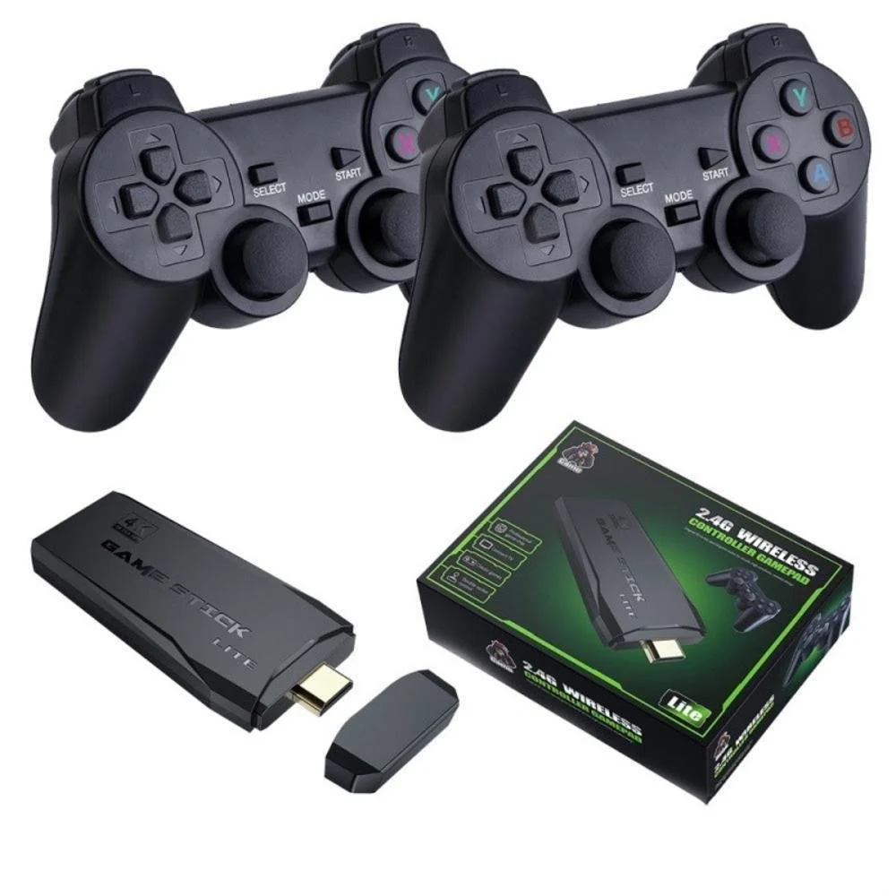 Console Retrô HDMI com 2 Controles e 20.000 Jogos Inclusos Console Retrô HDMI com 2 Controles e 20.000 Jogos Inclusos