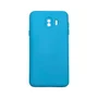 Capa Samsung J4 2018 (j4 Normal) Silicone Aveludada Protege Câmera Colorida Capinha Anti Impacto J4 2018:azul Céu