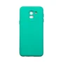 Capa Samsung J6 Silicone Aveludada Protege Câmera Colorida Capinha Anti Impacto J6:verde Água