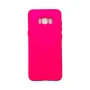 Capa Samsung S8 Plus Silicone Aveludada Protege Câmera Colorida Capinha Anti Impacto S8 Plus:pink