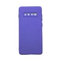 Capa Samsung S10 Plus Silicone Aveludada Protege Câmera Colorida Capinha Anti Impacto S10 Plus:roxo
