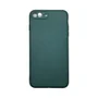 Capa Iphone 7 Plus / 8 Plus Silicone Aveludada Protege Câmera Colorida Capinha Anti Impacto Iphone 7 Plus:verde Escuro