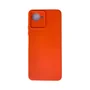 Capa Realme C30s Silicone Aveludada Protege Câmera Colorida Capinha Anti Impacto Realme C30s:laranja
