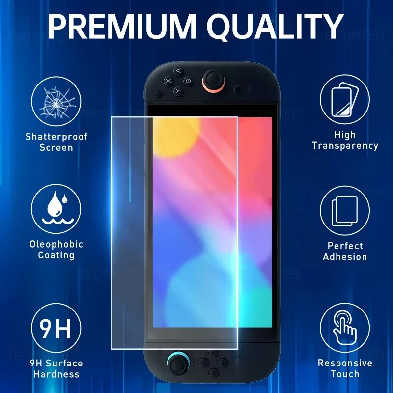 Película De Vidro Nintendo Switch 2 Ns2 Premium Anti-risco