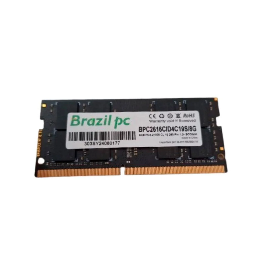 メモリー SPD 8GB DDR4-2666 SO-DIMM Produtos com até 15 OFF no PIX KaBuM