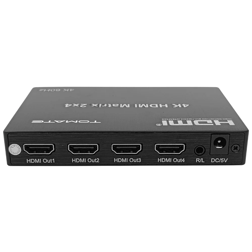 HDMI Matrix 2x4 4K Tomate MHD214