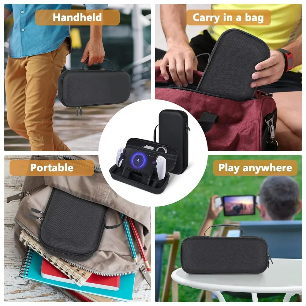 Estojo Portal Ps5 Case Suporte Bolsa Rígida Espaços Extras Estojo Portal Ps5 Case Suporte Bolsa Rígida Espaços Extras