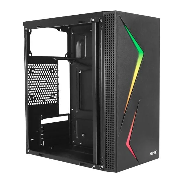 Gabinete Gamer Vinik Twin Edge Preto Lateral Acrilico - Ggteacbk Gabinete Gamer Vinik Twin Edge Preto Lateral Acrilico - Ggteacbk