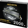 SSD Nvme 2TB Gen 4 6000mbs/5000mbs Adata Legend Sleg-860-2000gcs