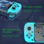 Gamepad Bsp-d3 - Controle Sem Fio Bluetooth - Compatível C/ Android E Ios - Recarregável Ergonomico Cor:azul/vermelho