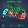 Gamepad Bsp-d3 - Controle Sem Fio Bluetooth - Compatível C/ Android E Ios - Recarregável Ergonomico Cor:azul/vermelho