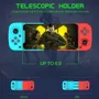 Gamepad Bsp-d3 - Controle Sem Fio Bluetooth - Compatível C/ Android E Ios - Recarregável Ergonomico Cor:azul/vermelho