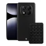 Kit Capa Silicon Veloz Para  Xiaomi Redmi Note 14 Pro 5g +  Ventosa - Preta - Gshield