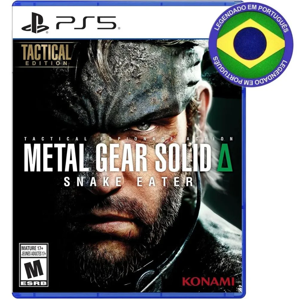 Metal Gear Solid Delta Ps5 Snake Eater Mídia Física Legendado Em Português Metal Gear Solid Delta Ps5 Snake Eater Mídia Física Legendado Em Português