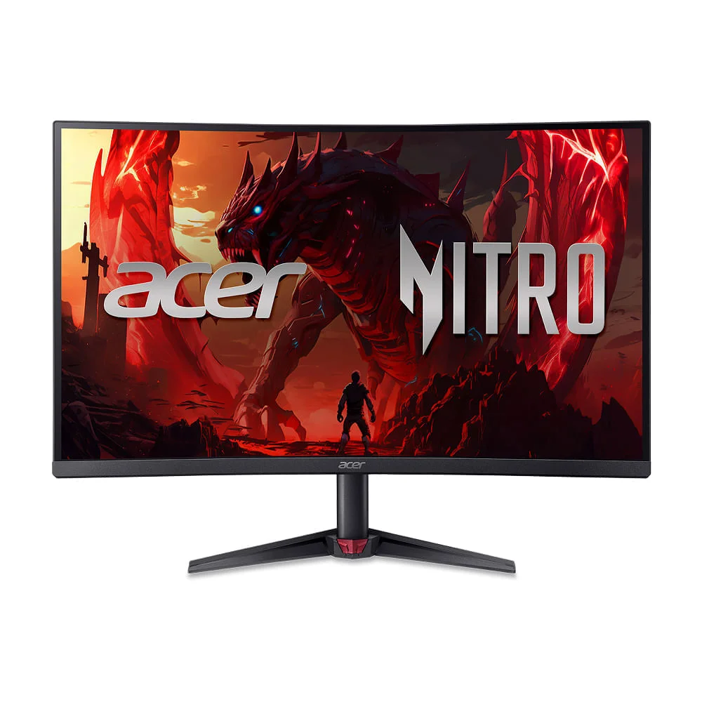 Monitor Gamer Acer Nitro 31.5" Curvo Wide, Quad HD, LED, 180Hz, VA, 2ms - Ed323qu P2b - Um.Je3aa.202 Monitor Gamer Acer Nitro 31.5" Curvo Wide, Quad HD, LED, 180Hz, VA, 2ms - Ed323qu P2b - Um.Je3aa.202