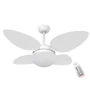 Ventilador Volare Petalo Quad Branco 220v E Controle Remoto