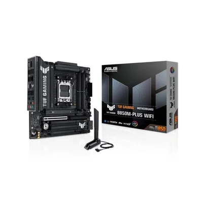 Placa-mãe Asus Tuf Gaming B850m-plus Wifi Matx, Am5, Ddr5, PCie 5.0, Wi-fi 6e