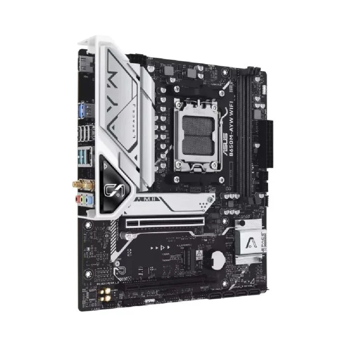 Placa Mãe Asus B650m-ayw Wifi Am5 2xDDR5 Amd B650 Matx