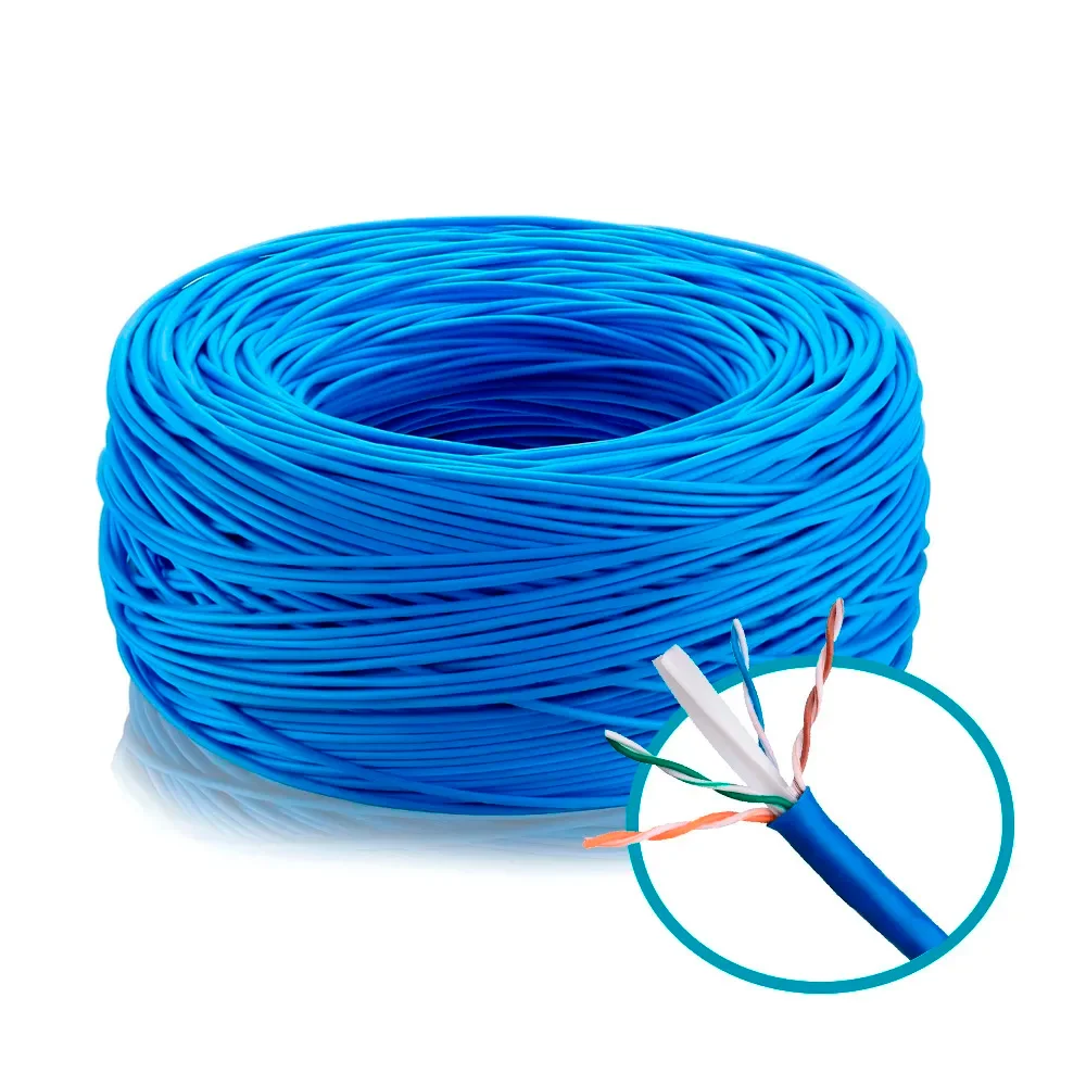 Caixa Cabo de Rede Intelbras Cat6 Azul