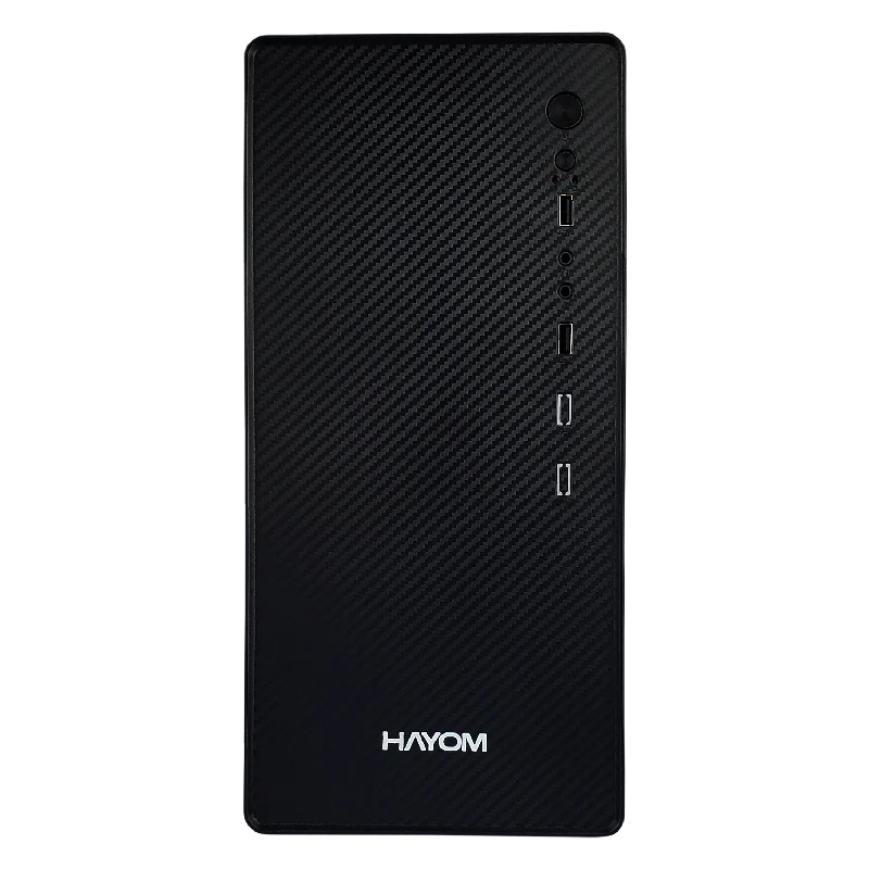 Gabinete Office Hayom Gb1752, Mid Tower, Preto - Gb17.10.52