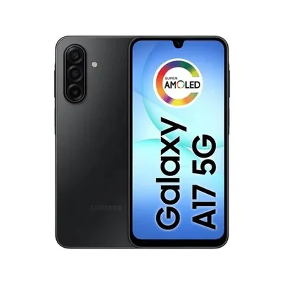 Smartphone Samsung Galaxy A17 5g 256gb - Preto, Ram 8GB, Tela 6.7", Câmera Tripla 50mp + Selfie 13mp