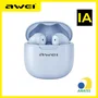 Fone Ouvido Bluetooth T68 Tradutor simultânea IA +de 50 idiomas Redução Ruido Assistente De Reunião