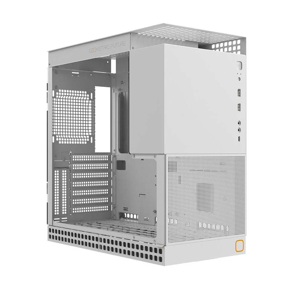 Gabinete Gamer Geometric Future Model 4 King Arthur Branco