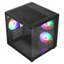 Gabinete Gamer Vinik G-cube Preto Vidro Temperado C/ 3 Fans - Gggcvbk