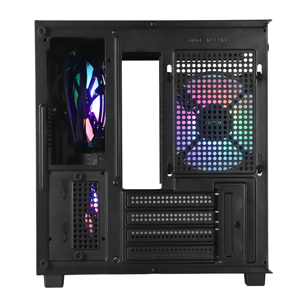 Gabinete Gamer Vinik G-cube Preto Vidro Temperado C/ 3 Fans - Gggcvbk Gabinete Gamer Vinik G-cube Preto Vidro Temperado C/ 3 Fans - Gggcvbk