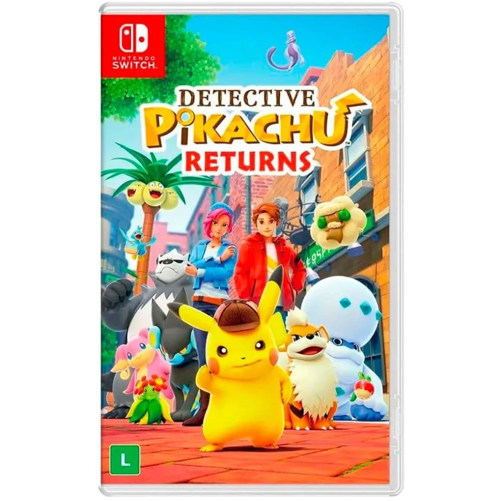 Detective Pikachu Returns Switch Mídia Física Novo Lacrado Envio Imediato Detective Pikachu Returns Switch Mídia Física Novo Lacrado Envio Imediato