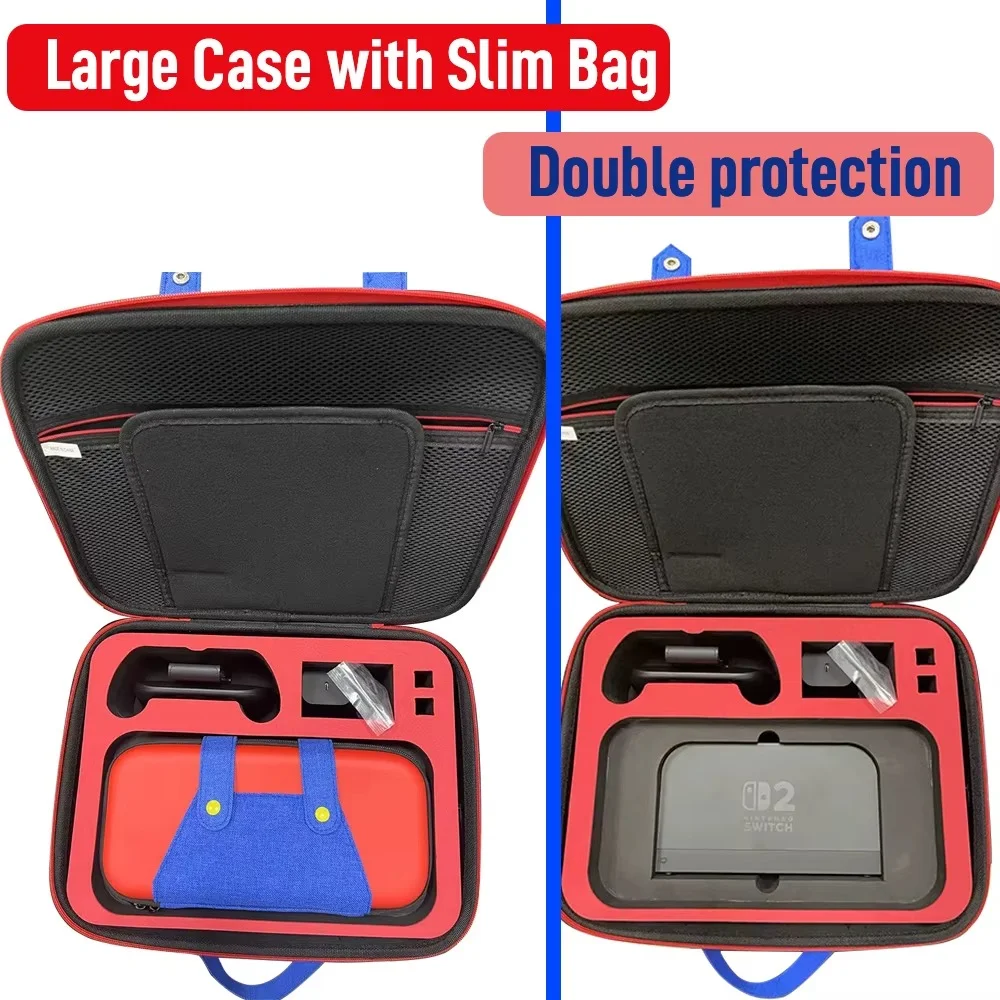 Bolsa E Case Nintendo Switch 2 Mario Grande Capacidade Ns2 Bolsa E Case Nintendo Switch 2 Mario Grande Capacidade Ns2