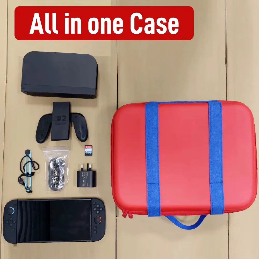 Bolsa E Case Nintendo Switch 2 Mario Grande Capacidade Ns2 Bolsa E Case Nintendo Switch 2 Mario Grande Capacidade Ns2