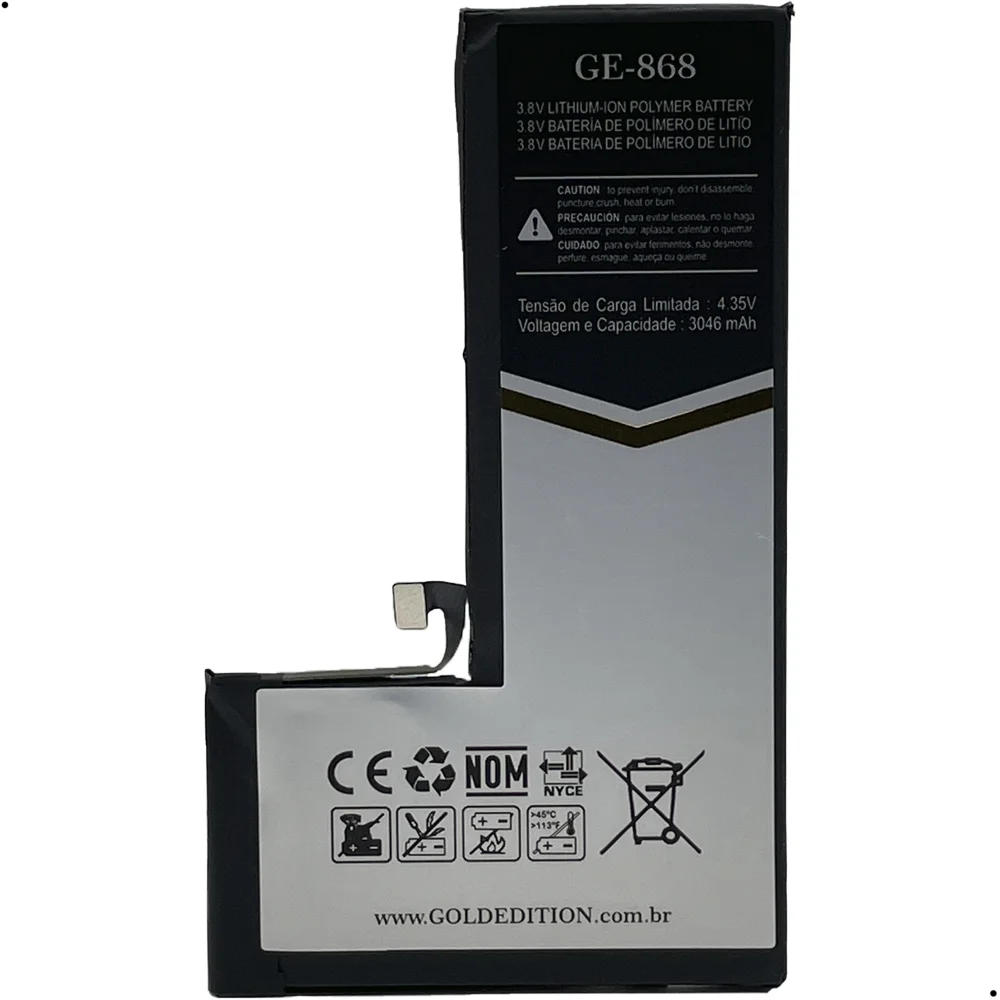 Bateria Gold Edition Ge-868 Compativel Com Iphone 11 Pro