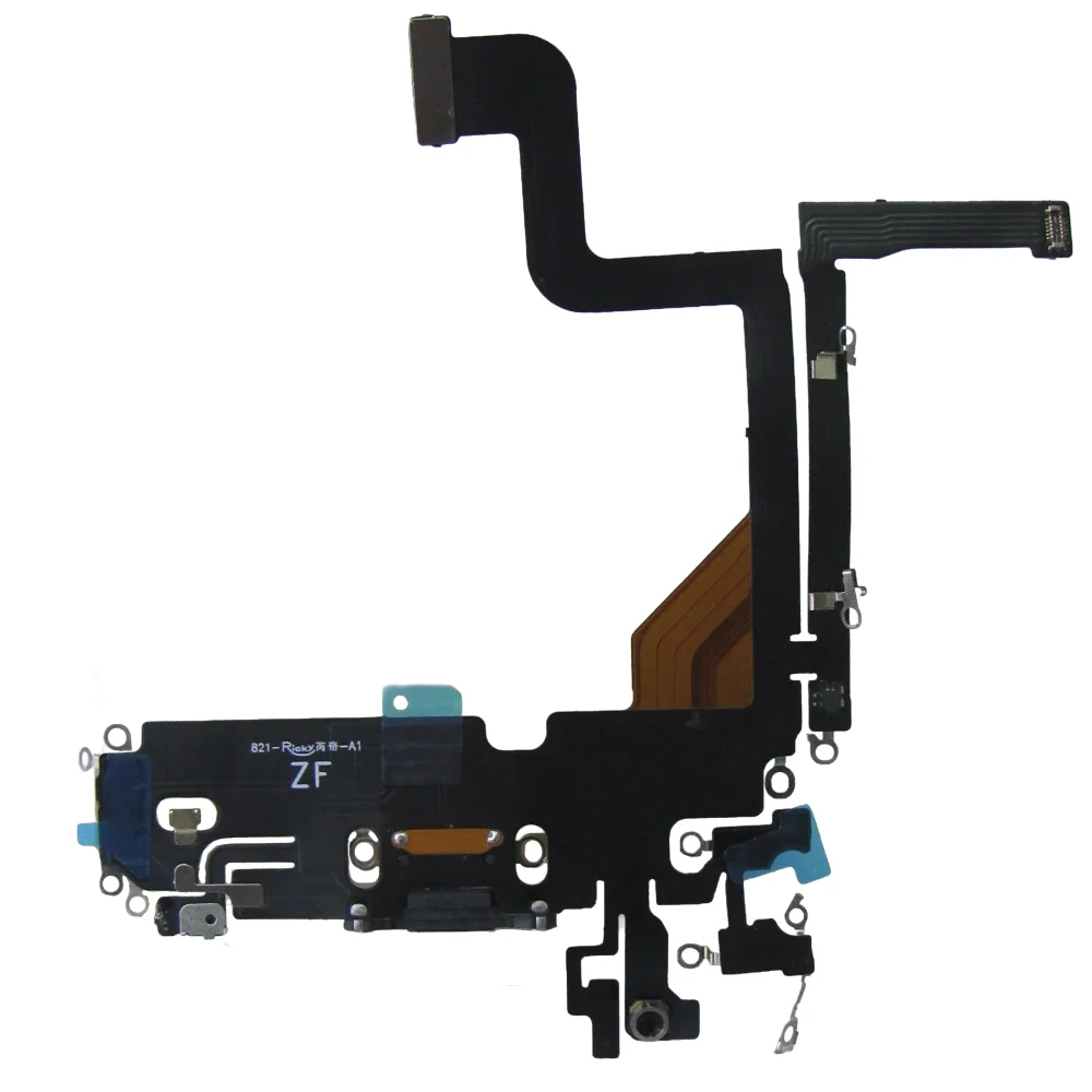 Flex De Carga Dock Conector Gold Para Iphone 13 Pro