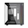 Gabinete Gamer Kalkan Midgard RGB Micro Atx Aquário Sem Fans Preto