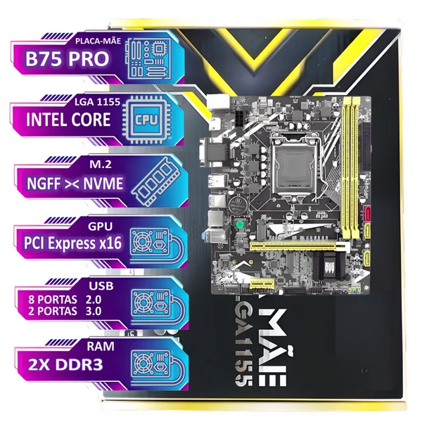 PC Cpu Gamer Completo Intel Vídeo Nvidea 512GB e 8gb Ram PC Cpu Gamer Completo Intel Vídeo Nvidea 512GB e 8gb Ram