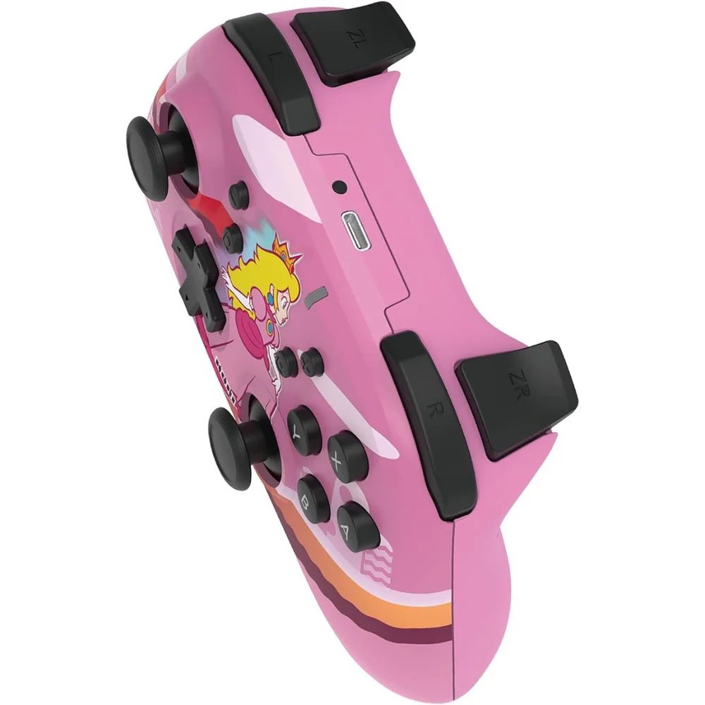 Controle Sem Fio Hori Pad Pro Princess Peach Nintendo Switch