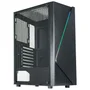 Gabinete Gamer K-mex Demon Cg-11c5, Fita LED RGB Frontal, Lateral Em Vidro Temperado, Usb 3.0, Psu Cover, Atx - Cg11c5rh0010b0x