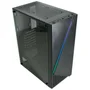 Gabinete Gamer K-mex Demon Cg-11c5, Fita LED RGB Frontal, Lateral Em Vidro Temperado, Usb 3.0, Psu Cover, Atx - Cg11c5rh0010b0x