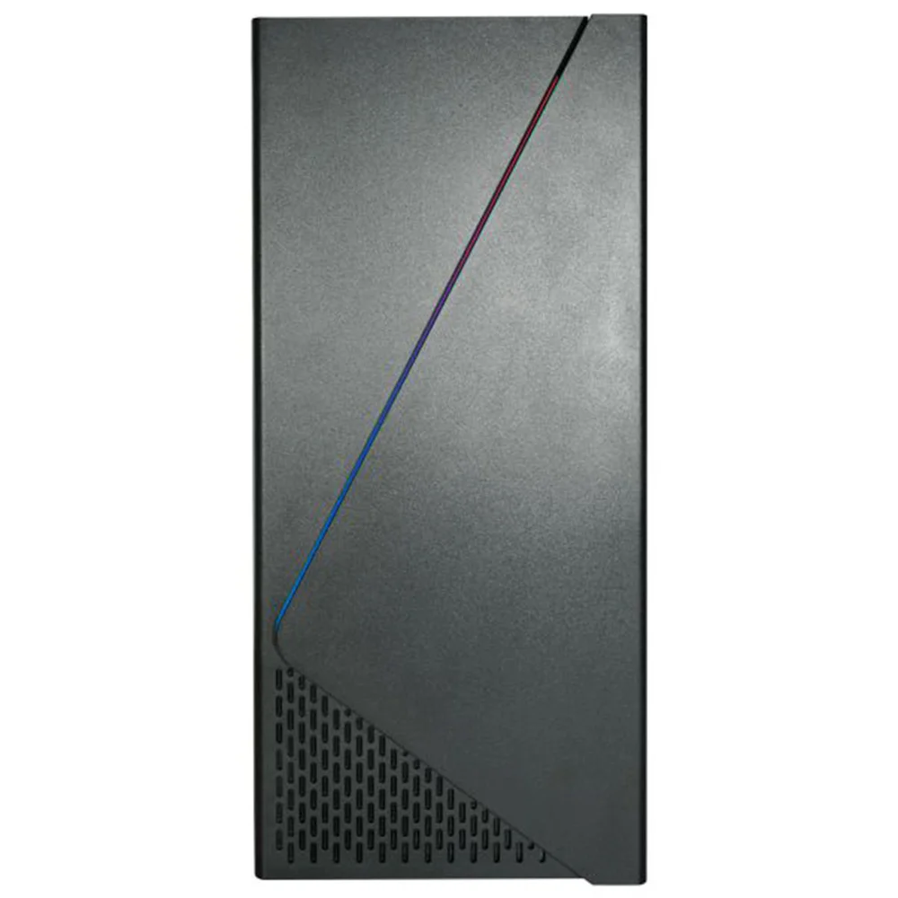 Gabinete Gamer K-mex Demon Cg-11c5, Fita LED RGB Frontal, Lateral Em Vidro Temperado, Usb 3.0, Psu Cover, Atx - Cg11c5rh0010b0x