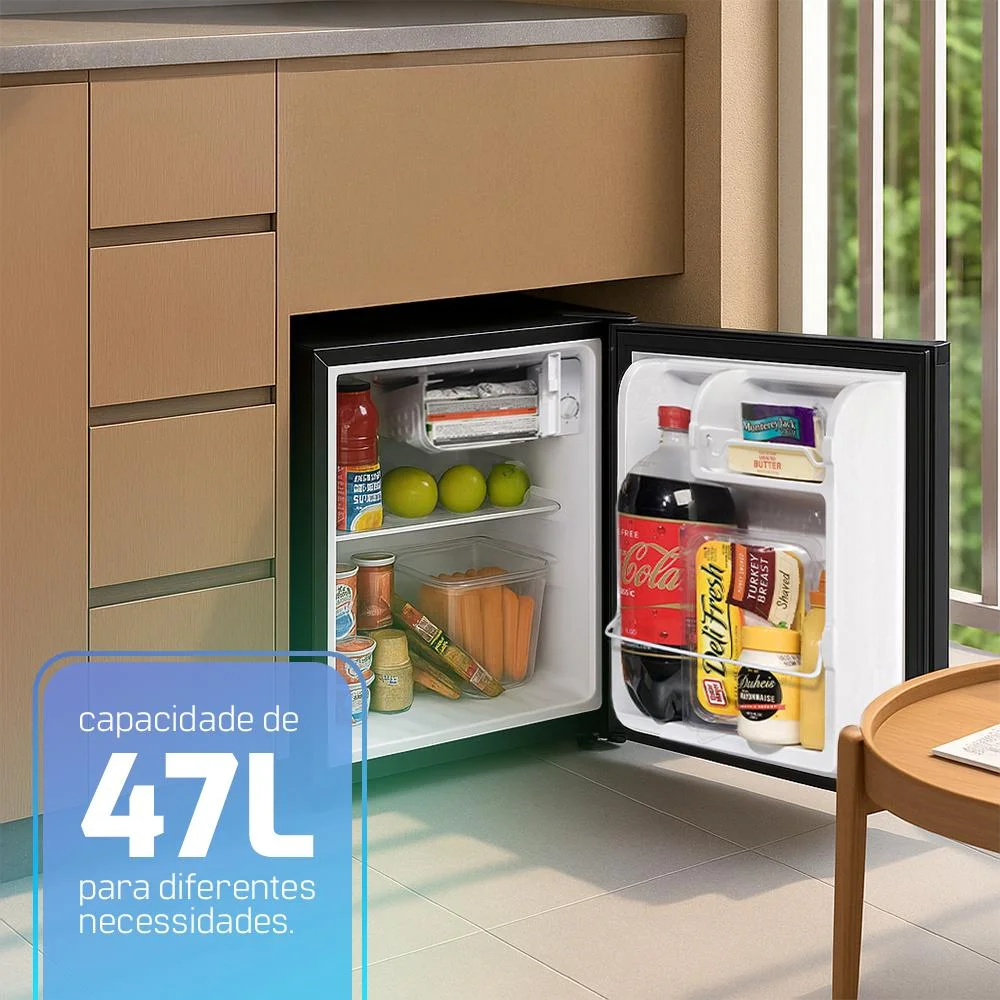 Frigobar Hq 47 Litros Preto Bc-47 - 220v