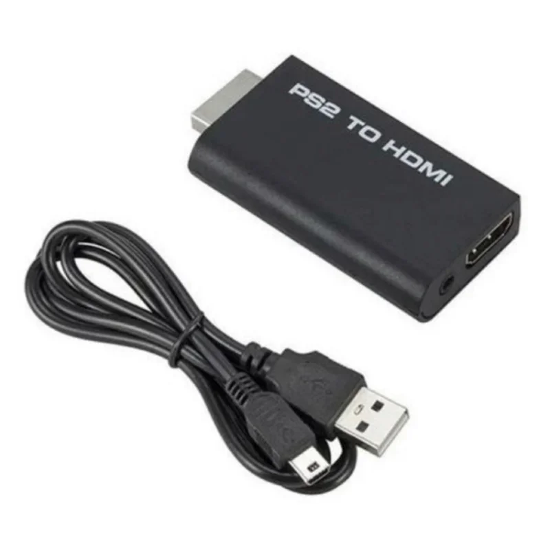 Adaptador Conversor Ps2 Audio Vídeo Av Para Cabo HDMI Ps2