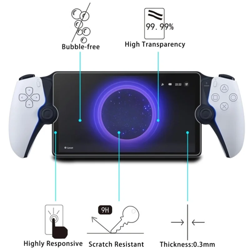 Case Estojo Rígido Para Ps5 Portal Bolsa + Pelicula Vidro